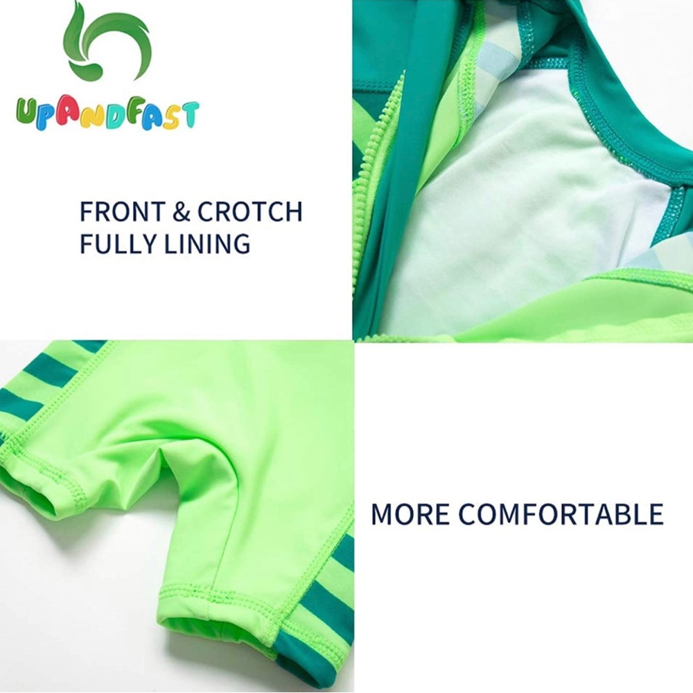 NWT• Baby UPF 50+ Sun Protective SwimSuit & Hat • Size 9-12 Months - Picture 7 of 8